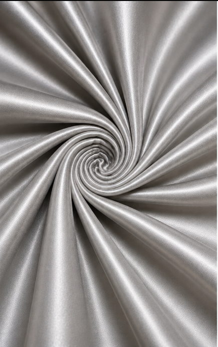 Platinum Silver Duchess Satin